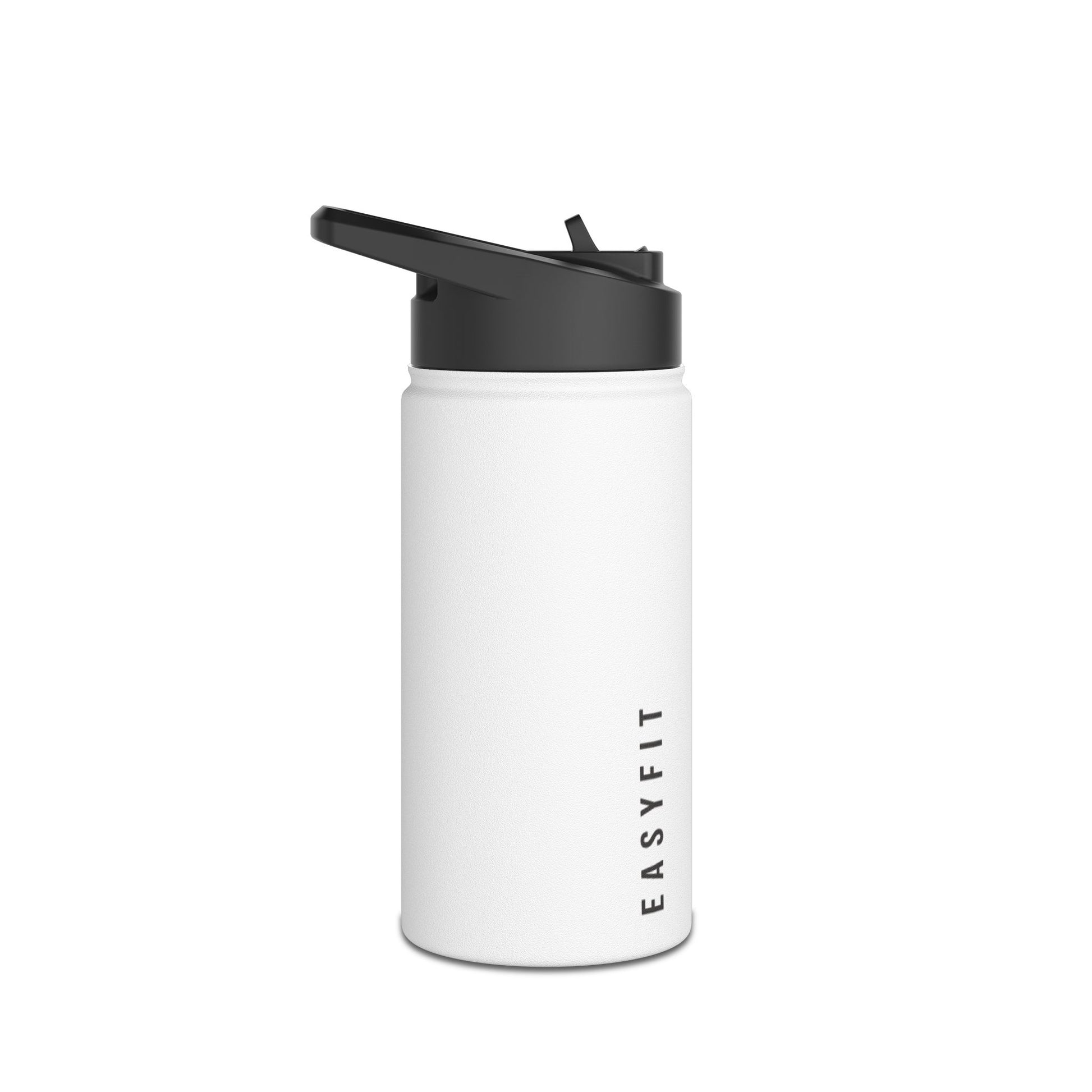 EasyFit Insulated Bottle – sleek white design for effortless hydration on the go.