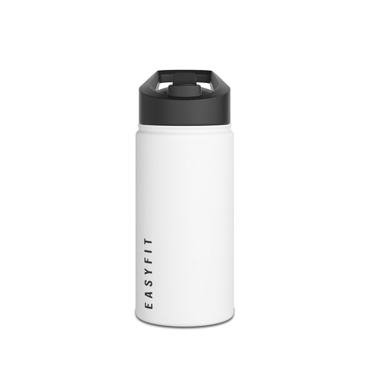 EasyFit Insulated Bottle – a sleek white water bottle designed for optimal hydration on the go.